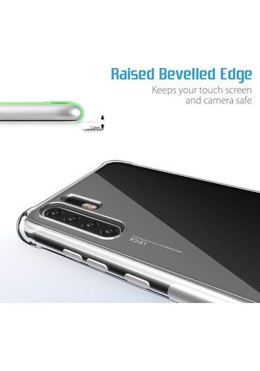 Huawei P30 Pro Kilif Köse Korumali Seffaf Silikon Kapak 393046716