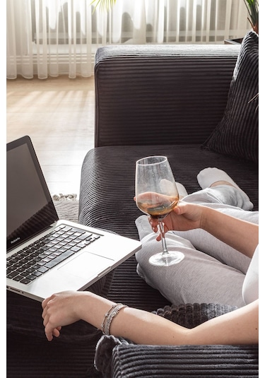 Katt Modüler Ekstra Rahat İskeletli 2 Li Koltuk 10 Renk Antrasit