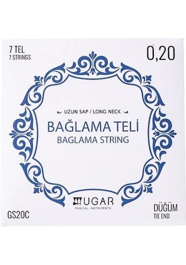 Ugar Gs20c Uzun Sap Bağlama Teli 0.20