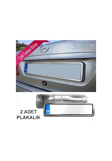 Hummer Krom Plakalık Nikel Plaka Altı Ön-Arka 490472885