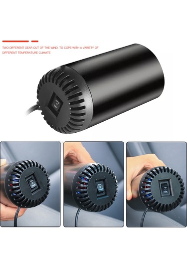 Araç Yüksek Güçlü Silindir Isıtıcı 12v Buğu Giderici Ve Tutucu