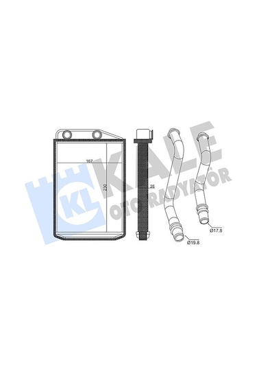 Kale 360335 Kalorifer Radyatörü Peugeot Boxer Iıı Cıtroen Jumper Fıat ...