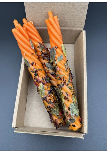 Svecnaa Magia 3 Adet "güneş Işınları" Mum, Kızılcık Ve Hibiskus İle 318573022 Turuncu