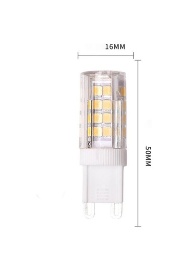 6'lı Paket G9 Led Kısılabilir, 5w 220v 40w Halojene Eşdeğer, Mükemmel