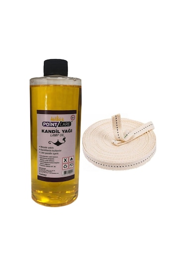 250ml Sarı Kandil Yağı Kokusz Dumansız Iç Mekan Gaz Lambası Yakıt Sarı