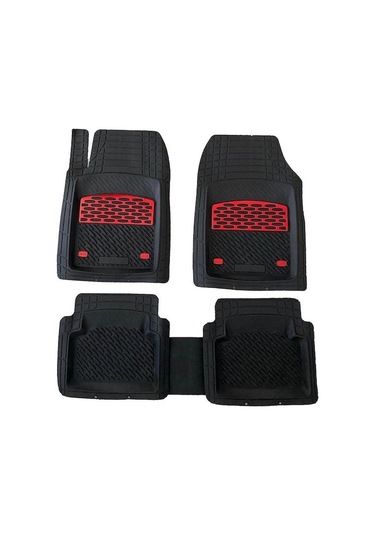 Safir Citroen C Elysee Havuzlu Universal Paspas Krom Kırmızı