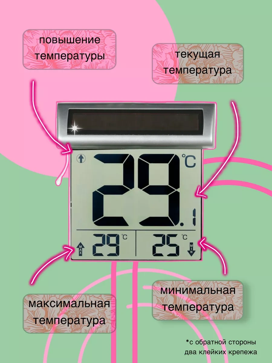 Tiamo Home Cırt Cırtlı Dijital Pencere Tipi Termometre 225993818