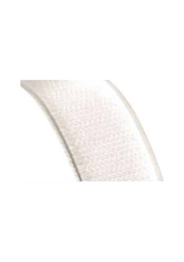Beyaz Cırt Cırtlı Bant 5 Metre 2 Çift Taraflı 2 Cm