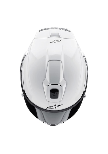 Alpinestars Supertech R10 Carbon Spor Motosiklet Kaskı Beyaz Siyahh