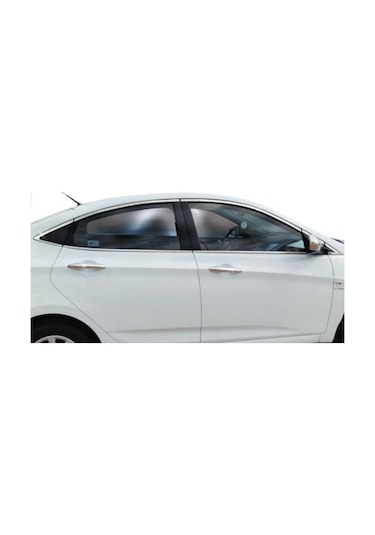 Hyundai Accent Blue Krom Cam Çerçevesi Tamtur 2011-2017 Arası 14 Parça
