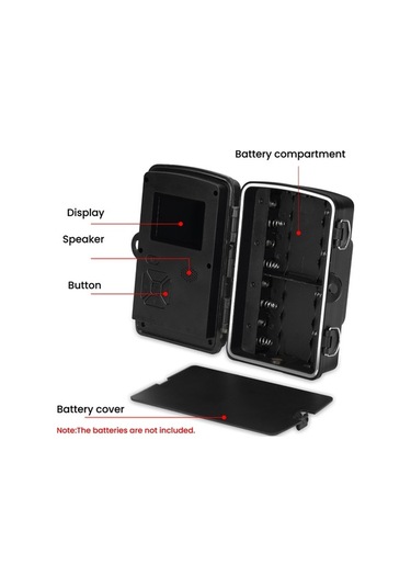 Tongxida Symbee Dış Mekân Full Hd Kamera, Gündüz/gece Kullanım, İp66 Su Geçirmez, 2.0'' Tft Ekran, 0.7s Hızlı Tetik, 12 Dil, Ç Çok Renkli