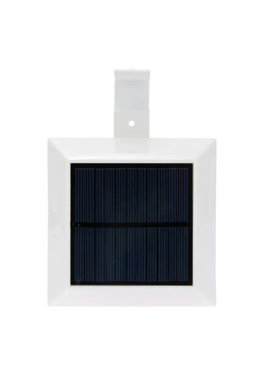 Novahub Güneş Enerjili Hareket Sensörlü 6led Duvar Lambası - 3w, Otomatik Beyaz Işık, Dış Mekan Kullanım İçin Beyaz