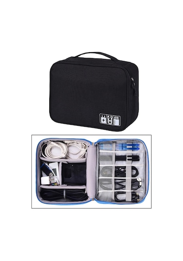 Suntek Magideal Seyahat Elektronik Kordon Düzenleyici Kılıf Siyah