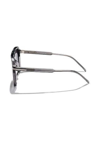 Hermod Old2090s-c4-53 Polarize Unisex Güneş Gözlüğü Gri - Şeffaf