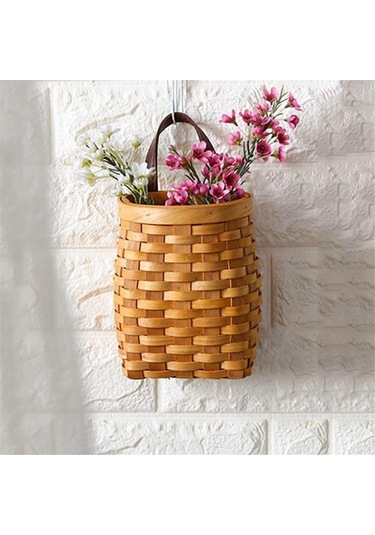 Xurunkeji Ahşap Duvar Sepeti, Masaüstü Meyve Atıştırmalık Saklama Kutusu, Amerikan Pastoral Deri Saplı El Yapımı Saklama Sepeti Ahşap Rengi Xurunkeji Ahşap Duvar Sepeti, Masaüstü Meyve Atıştırmalık Saklama Kutusu, Amerikan Pastoral Deri Saplı El Yapımı Saklama Sepeti Ahşap Rengi