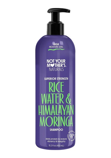 Not Your Mother's Rice Water & Himalayan Moringa Güçlendirici Şampuan 450ml Tüm Saçlar