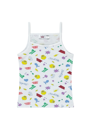 Tweety Kız Çocuk İç Çamaşır Takımı 2-10 Yaş Beyaz 11334144223w1 Beyaz