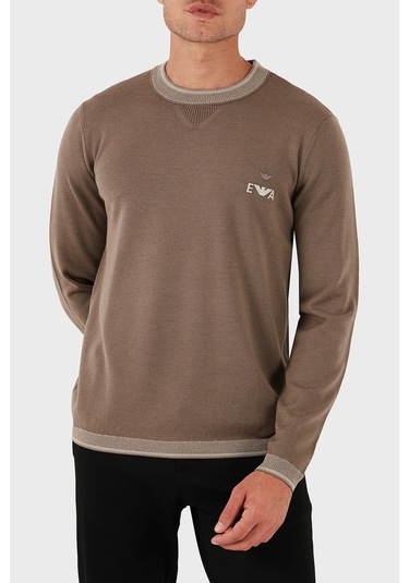 Emporio Armani Erkek Kazak Em003387 Af14697 U6189 Bej Bej