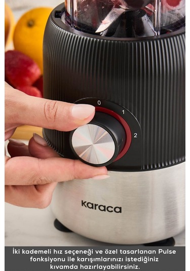 Karaca Blend Ve Rush Inox 500 W Personal Kişisel Smoothie Blender
