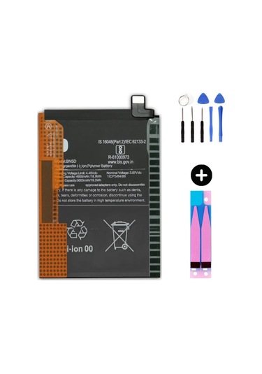 Xiaomi Redmi Note 11s Bn5d Uyumlu A Kalite Batarya Pil + Montaj Seti