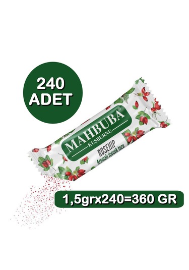 Mahbuba Tek İçimlik Kuşburnu Aromalı Oralet Çayı 240x1,5gr