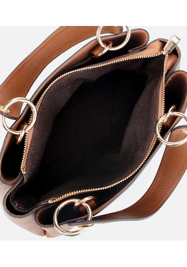 Hotiç Kadın Deri Taba Omuz Çantası 03cah309180a370 Taba