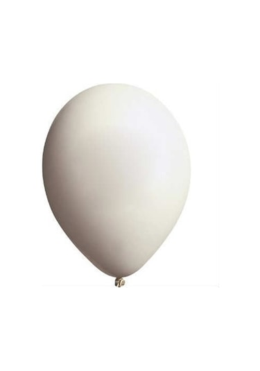 Balon Beyaz Balon - 10 Adet Çok Renkli