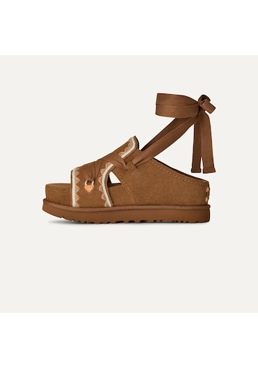 Sandalet Kadın 1175133 Ugg W Goldenstar Hı Artıstıtch Chestnut Multı