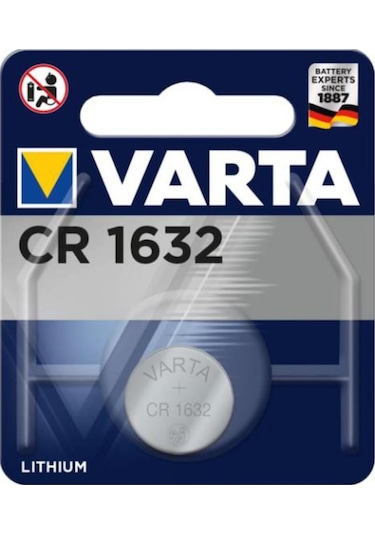 Varta 6632 CR1632 3V Lityum Düğme Pil