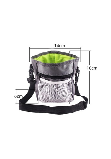 Dm Cbtx Evcil Hayvan Eğitim Çantası, Katlanabilir Taşınabilir Snack Çanta, Açık Hava Bel Çantası Siyah