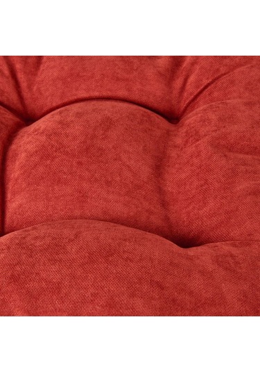 Evidea Soft Maia Sandalye Minderi - Kiremit - 40x40 Cm Kiremit