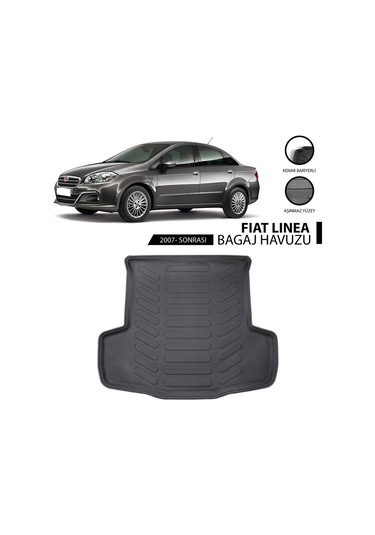 FIAT LINEA  2007-2017 3D BAGAJ HAVUZU