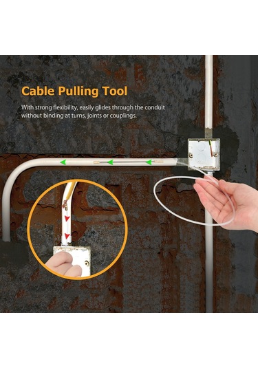 Balık Bant Tel Çektirme Kablosu Aracı 15 Metre