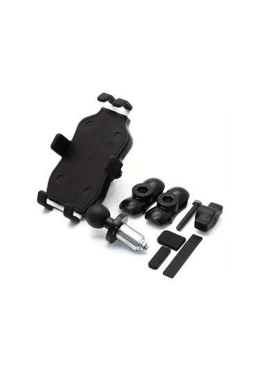 Motion003 Motosiklet Telefon Tutucu Siyah Suzuki Gsxr Gsx R 600 750 1000 Kawasaki Ninja 400 250 İcin Aluminyum Alasimli Guvenli Vidalı