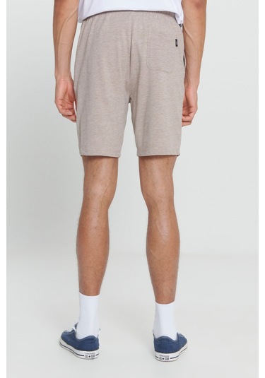 Ac&Co / Altınyıldız Classics Erkek Kahve Melanj Standart Fit Normal Kesim Pamuklu Rahat Örme Şort
