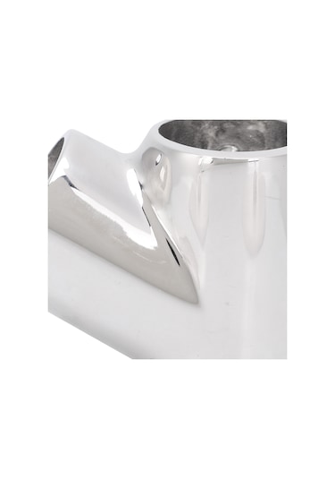 Lemestar 60 Derece Sağ T-kolu 22mm - 316 Paslanmaz Çelik Denizcilik Aksesuarı - Pürüzsüz Parlak, Korozyon Dayanıklı