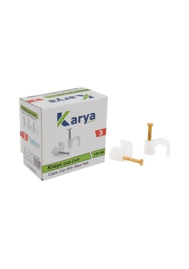 Karya Kroşe 3 Numara Çelik Çivili 100'lü Paket