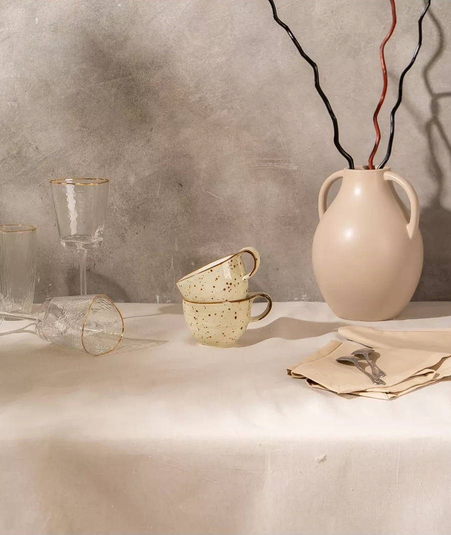 Magistro Çaydanlık 2'li 250 Ml Mediterana Porselen 214677229 Kahverengi