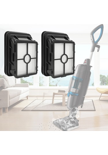 Hfambition Bissell Crosswave 1785 Serisi Robot Süpürgeler İçin Yıkama Yapılabilir Tekrardan Kullanılabilir 2'li Filtre Değişim Seti