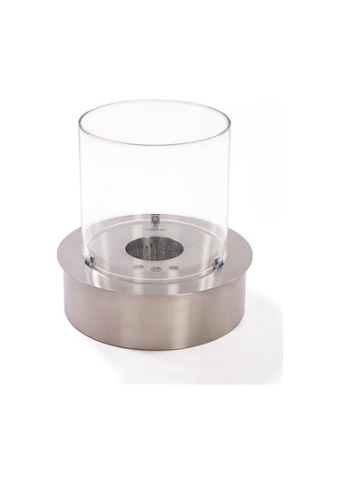 Starfire Yuvarlak Burner Camlı Bioethanol Şömine 40 Cm
