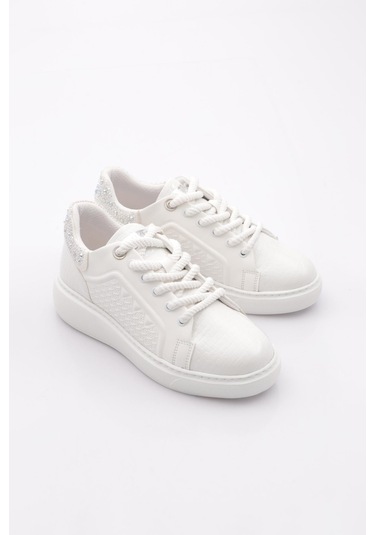 Dgn B3000 Kadin Sneakers Ayakkabi Beyaz
