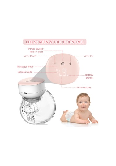 Youha P3 Giyilebilir Göğüs Pompası Emzirme İçin Taşınabilir