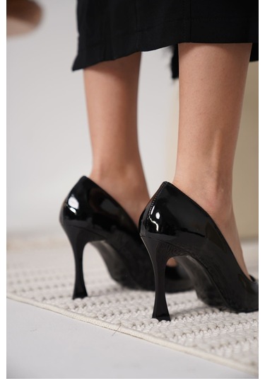 Kocadal Kocadal Blade Siyah Rugan Kadın Stiletto Muhtelif