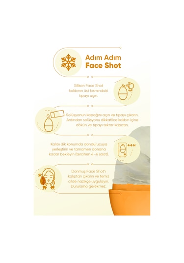 Iva Natura Orange Face Shot - Frozen Face Essence 3'lü Set Essence Bileklik
