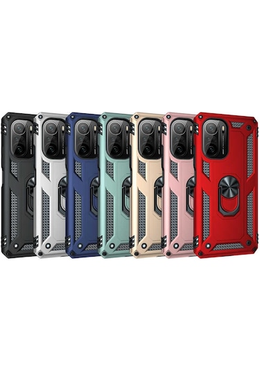 Xiaomi Mi 11I Kılıf Zore Vega Kapak-Siyah