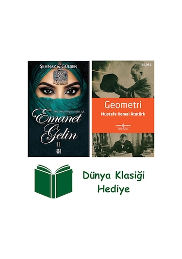 Emanet Gelin 2 Ciltli + Geometri + Dünya Klasiği Hediye