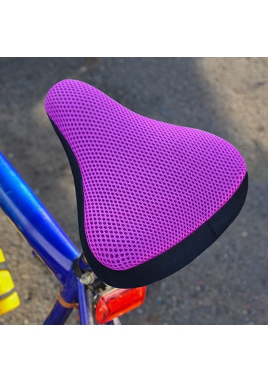 Suntek Bisiklet Selesi Kılıfı Yumuşak Koruyucu Kapak Mor
