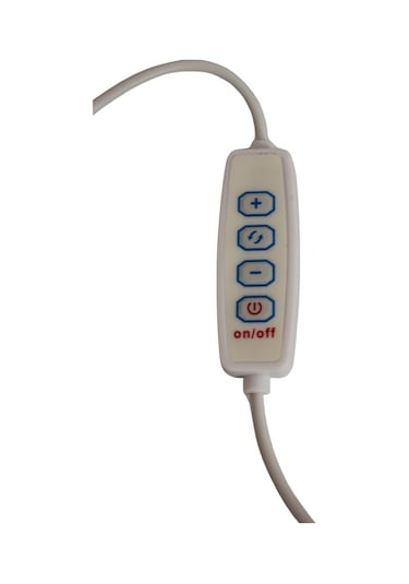 Çift Renk 100 Cm Dimmer'li Usb Erkek Kablo 2 Amper On/off Switch'li Ucu Açık Dim Edilebilir Usb Kablo