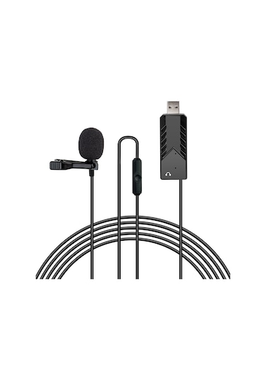 Vkemall Usb Clip Mikrofonu - Kalp Kalıbı Yönlendirme, Ses Kartı Dahil, Gürültü Engelleme, Pc/mac Uyumlu, Canlı Yayın/dublaj İçin