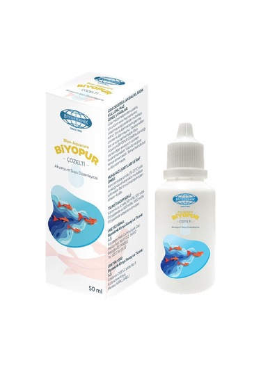 6 Adet Biyoteknik Biyo Aquacure Biyopur 50 Ml Akvaryum Su Düzenle